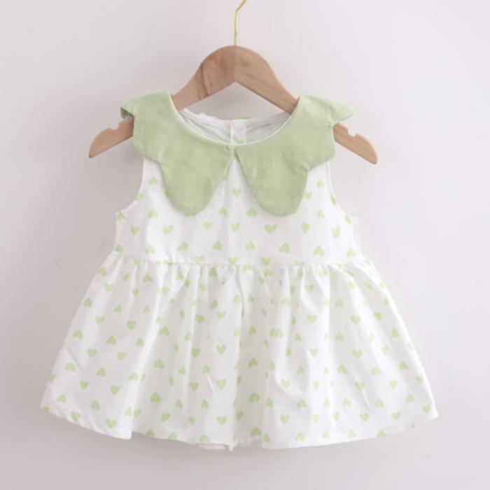 Summer  Korean Style Baby Girls' Dress 0-4 Year Old Children Lovely A-line Princess Dress Children's Dress
