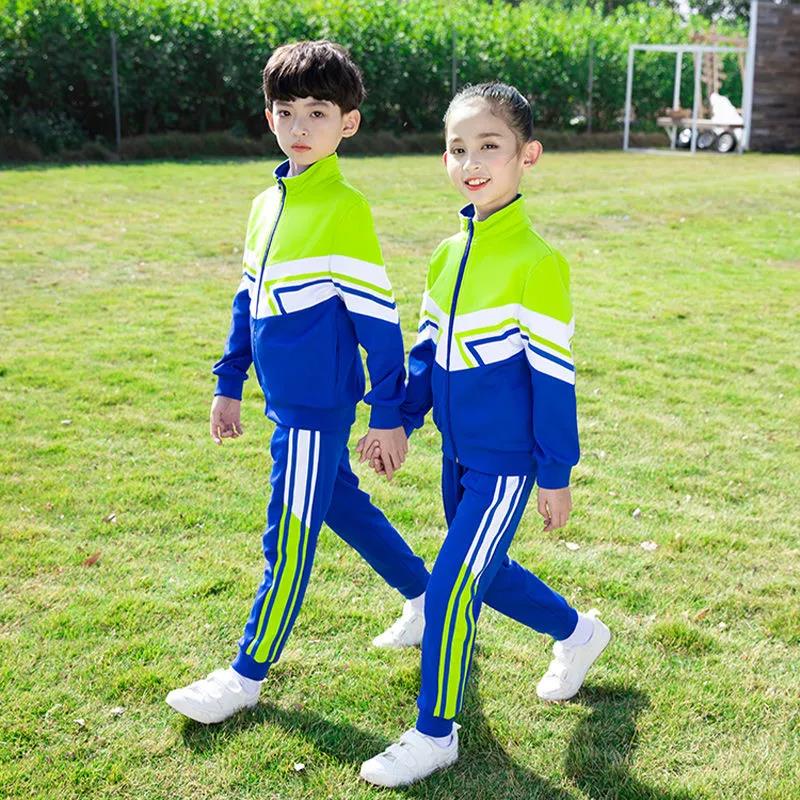 Primary School Uniforms Spring and Autumn Suits Children's First Grade Class Uniforms Kindergarten Uniforms Summer Games Clothing