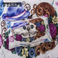 3D Kiss Skull Bedding Sets Lovers Skull Duvet Cover with Pillowcase 3 Pcs Set Bedclothes