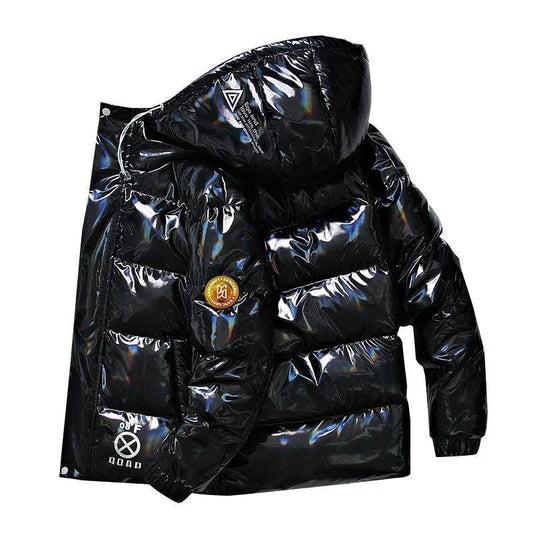 Winter High Quality Down Jacket Men's Warm Hooded White Duck Down Casual Down Jacket