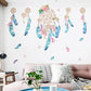 Colorful Feather Wall Stickers Catch Monternet Dream Catcher Art Design Decal Home Decoration Living