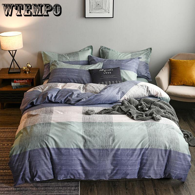 Spring Summer Design Bedding Sets Duvet Cover Flat Bed Sheet Pillowcase Pillowcover Linen Queen King Double Size