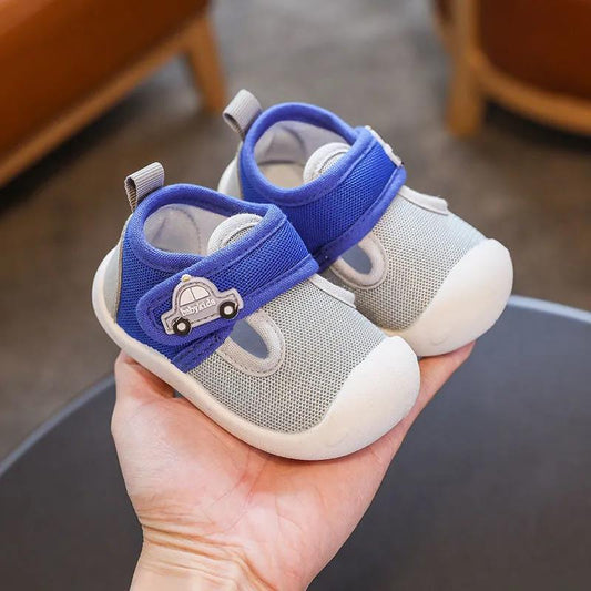 Baby's Summer Shoes Soft Soled Baby Walking Cartoon Light Shoes Children's Antiskid and Kickproof Flat Shoes