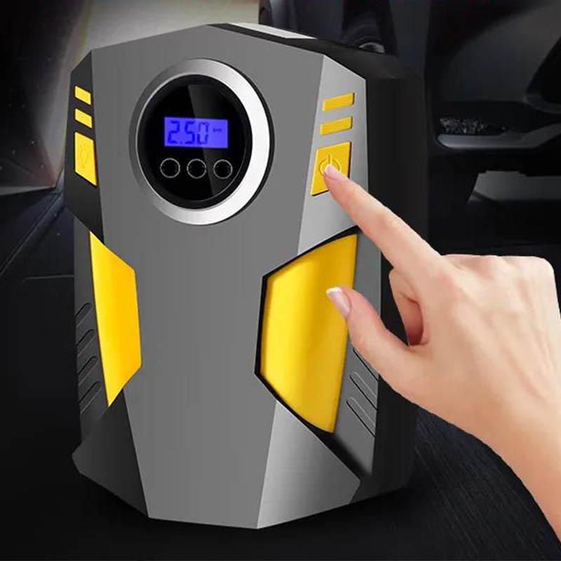Data Display Screen Car Air Pump Portable Car Tire Multi-function Inflation Tool 12v Refilling Pump Car with Electric Pump High Power General Purpose
