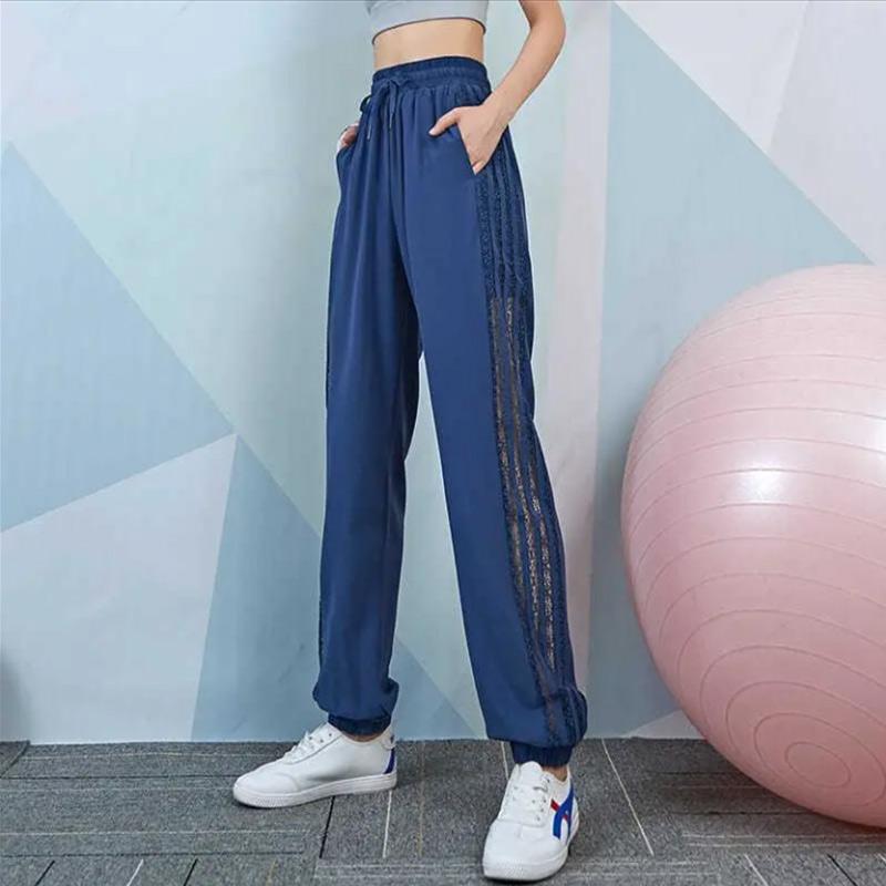 Large Size Bunch Feet Quick-drying Sports Pants Girls Summer Fat Women Loose All-match Trend Casual Pants