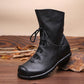 Genuine Leather Women Boots with Fur Soft Cowhide Women's Winter Shoes Ankle Boots