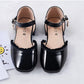 Girls Sandals Half Sandals Lace Small High-heel Fashion Tassel Single Shoes Medium   Large Children's Casual Sandals