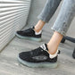 Flying Woven Coconut Sneakers Women's Breathable Mesh All-match Net Celebrity Casual Dad Running Shoes