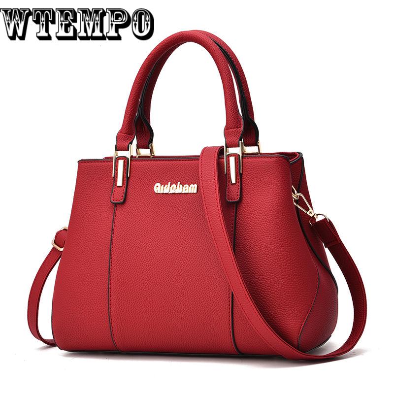 Genuine fashion leather handbags Europe and the United States trend shoulder diagonal bag handbag