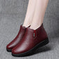 Thicken Middle-aged and Elderly Cotton Shoes Female Winter Mom Shoes Plush Fleece Warm Booties Comfortable Shoes with Non-slip Soft Sole