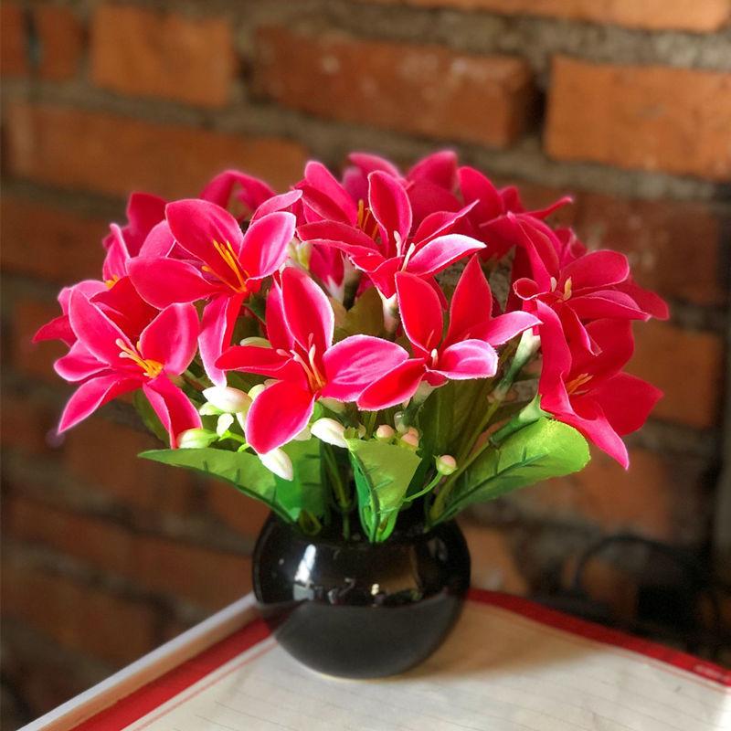 Artificial Flower Ceramic Set Fake Flower Potted Plant Home Furnishing Living Room Bedroom Furnishing Hotel Restaurant Decoration Floral Art