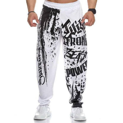 Summer Sports Trousers Men's Quick-drying Mesh Breathable Basketball Fitness Running Stretch Tide Brand Muscle Plus Size Pants