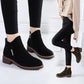 Short Boots Women Spring and Autumn Single Shoes Martin Boots All-match Single Boots Frosted Flat Boots Plus
