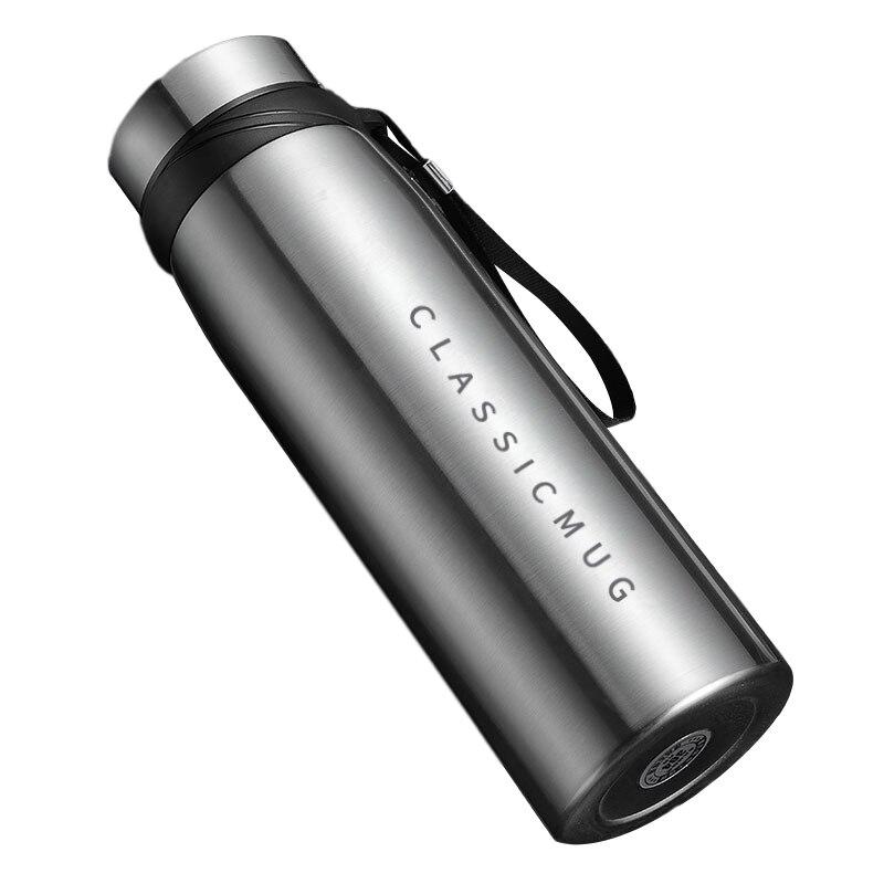 Double Stainless Steel Vacuum Flask Leak-proof Coffee Tea Thermos Sport Travel Mug Large Capacity Thermocup 1500ml/1100ml/650ml