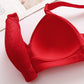 Plus Size No Rims Anti-sagging Anti-shock Anti-shock Sexy Comfortable Anti-glare Sweat-absorbing Breathable Fashionable Jacquard Bra