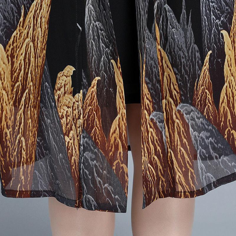Chiffon Cardigan Mid-length Sun Protection Clothing Women's Loose Thin Large Size Shawl Jacket Air Conditioning Beach