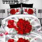 Bedding soft household items set four-piece 3D printing quilt cover comfortable bedroom
