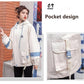 Spring and Autumn Loose All-match Zipper Shirt Hooded Temperament Western Style Tooling Jacket Jacket Women
