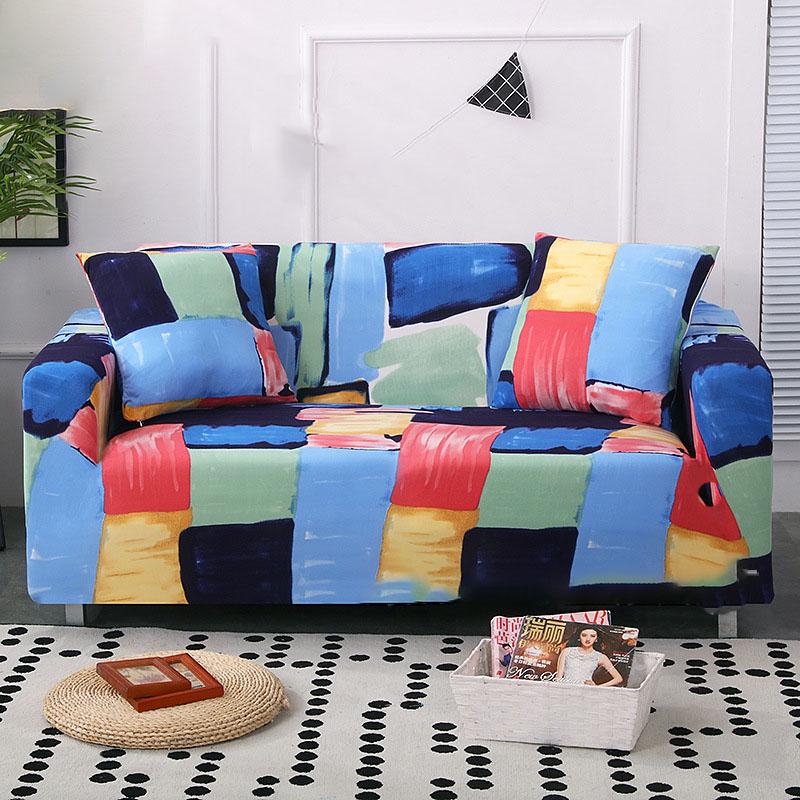 Stretch Sofa Cover Elastic All-inclusive Soaf  Slipcovers  Couch Case for  Sectional Sofa Sofa Case Dust Protection