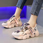 Heightened Travel Running Shoes Casual Student Breathable Sneakers All-match Comfortable Women Walking Sneakers