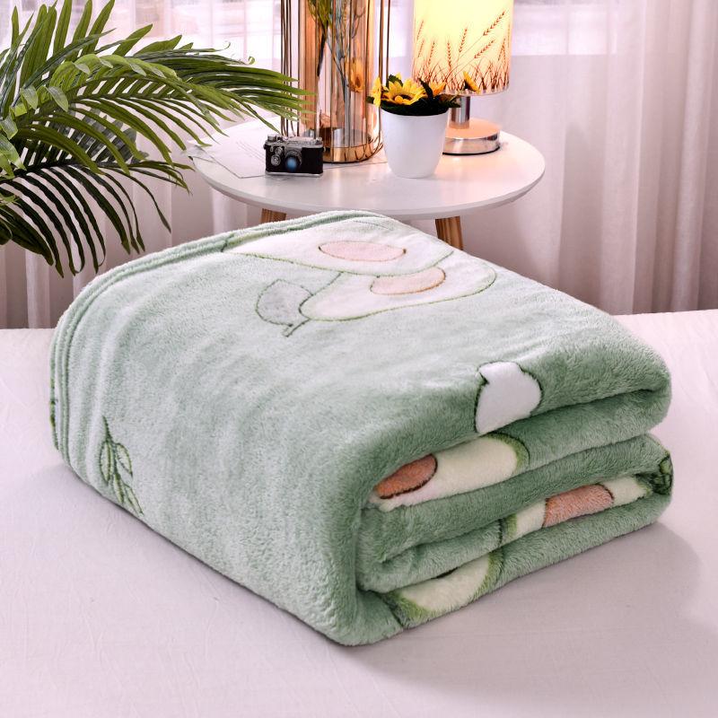 Snow Fleece Thin Blanket Sheet Single Quilt Single Four Seasons Flannel Coral Fleece Blanket Towel Quilt Blanket Siesta Blanket