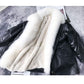 Parkas Women's Mid-length Detachable Full-hair Liner Fur Jacket Leather Fur Jacket