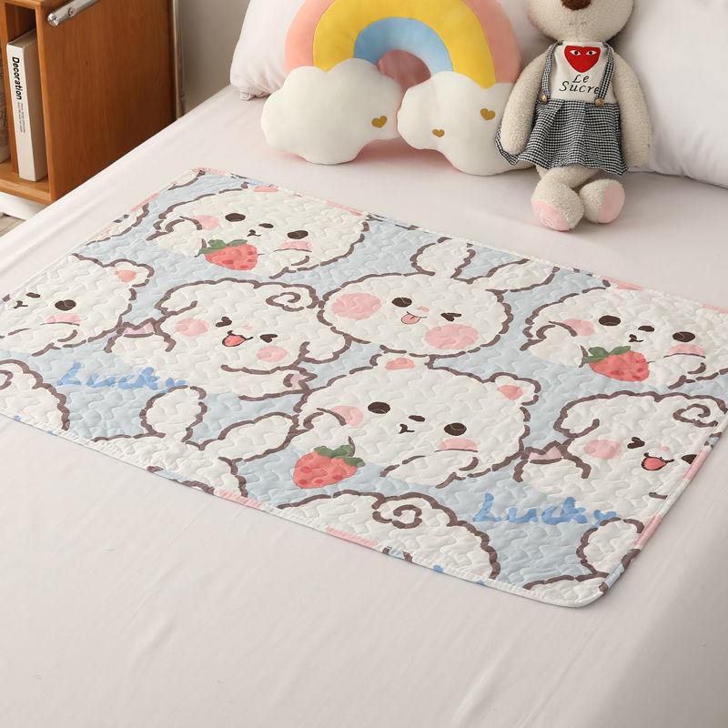 Double-sided Water Washing Baby Bed Crawling Mat Student Dormitory Anti-side Missed Aunt Bed Mats Moon Pad Breathable