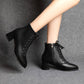 Women Ankle Sexy Lace Up Martin Boots Top Quality High-heel Fashion Europe Shoes Woman Short Boots