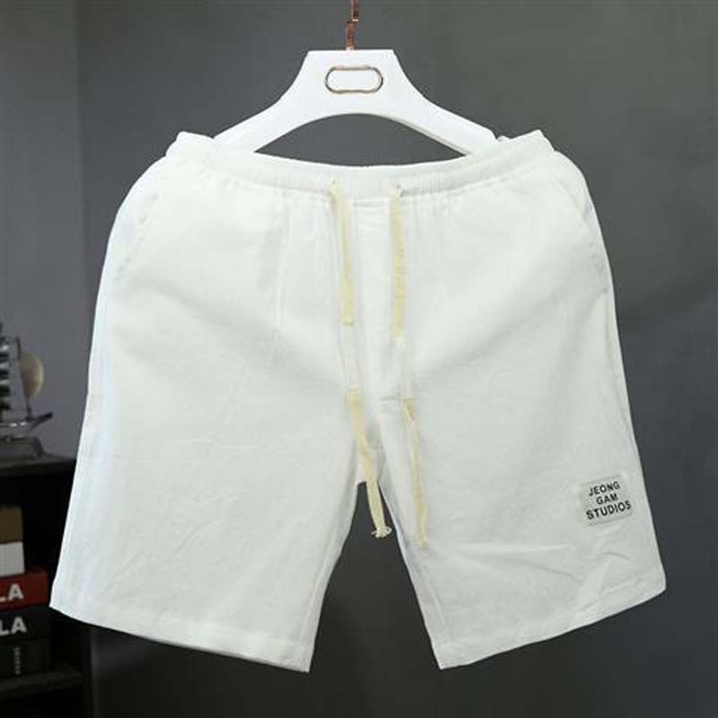 Cotton Plus Size Men's Loose Summer Casual Five-point Pants Cotton and Linen Thin Shorts