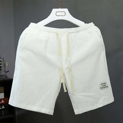 Cotton Plus Size Men's Loose Summer Casual Five-point Pants Cotton and Linen Thin Shorts