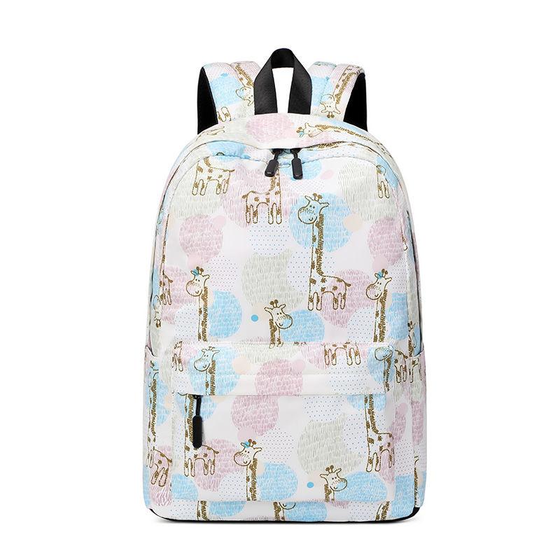 Student Schoolbag Lightweight Backpack Large-capacity Waterproof Backpack Printed Backpack Female Bag