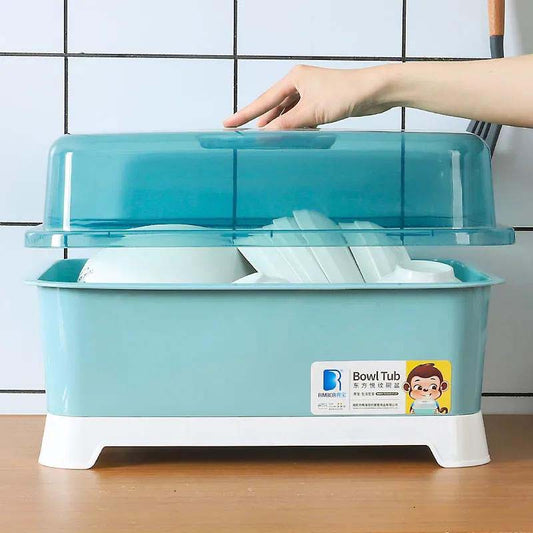 Kitchen Tableware Storage Box Plastic Products Large Cupboard Household Storage Box