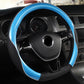 D Shape Car Steering Wheel Cover Leather Carbon Fiber Car Steering Wheel Protect Cover