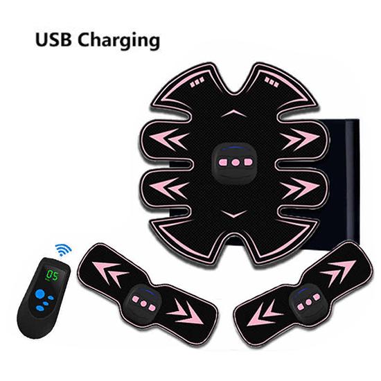 Electric Stimulators Massager Abdominal Muscle Exerciser Belly Arm Exercise Home Fitness Equipment