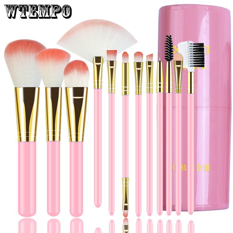 12Pcs Professional Makeup Brushes Set Powder Foundation Eyeshadow Powder Cosmetic Concealer