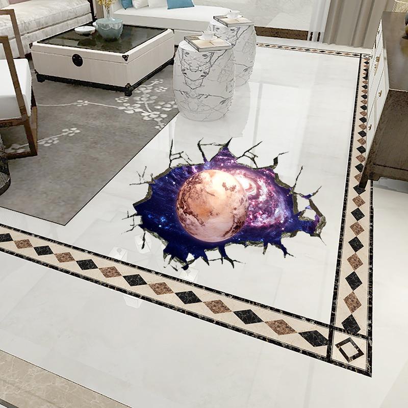 12 Kinds Solar System Planets Wall Stickers For Kids Room Universe 3d Stickers Kids Room Decoration