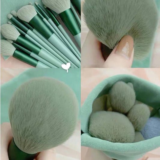 13pcs Makeup Brush Set Eye Shadow Blush Loose Powder Highlight Trim Lip Brush Beauty Tool