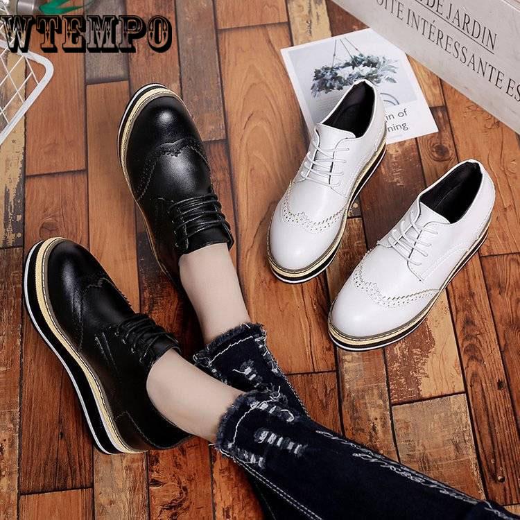 Pu Leather Women Dress Shoes Round Toe Female Patent Leather Business Shoes Women's Flat Shoes