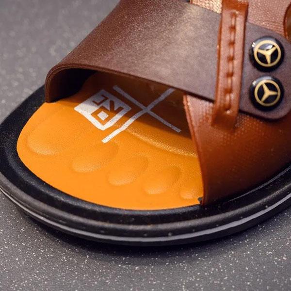 Spring and Summer Men's Indoor Soft Sole Slippers Large Size Casual Non-slip Beach Flat Slippers