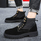Men's Boots Autumn Winter High-top Fashion Men's Leather Boots Men's Martin Boots Tooling Booties
