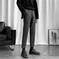 Spring and Autumn Trousers Men's Trendy Slim Feet Casual Trousers Men's Straight Nine-point Suit Pants