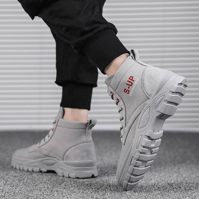 Super Warm Men Winter Boots Suede Snow Boots Male Warm Lace Up Casual Shoes Man Fashion Ankle Boot