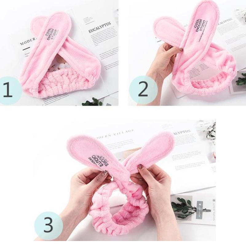Washing Hair Band Rabbit Hair Band Face Wash Headband Cute Sweet Beauty Headdress
