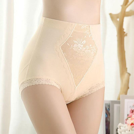 Waist Sculpting and Belly-sculpting Lingerie Ladies Mid-rise Lace Underwear Hip Lift Slimming Belly Waistband