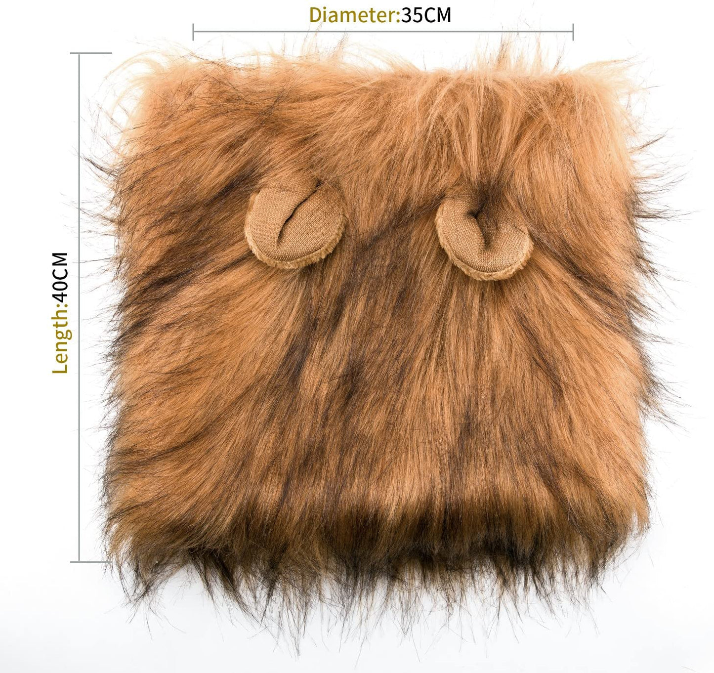 Realistic and Interesting Dog Lion Mane Dog Wigs Suitable for Medium and Large Dogs Lion Mane Wigs