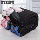Flower skull beach towel blanket floral tassel tapestry yoga mat blanket