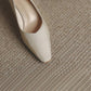Heels for Women Elegent Pumps Woman Shoes Work Wedding Party Luxury High Heels Square Heel Pointed Toe