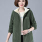 Corduroy Plus Velvet Padded Short Coat Women's Autumn and Winter Mothers Wear Loose Warm Lamb Wool Coat