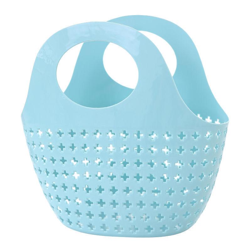 New Bath Basket Portable Large Bathroom Dirty Clothes Basket Storage Basket