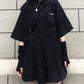 Hip-hop Style Women Sexy Black Cool Girls Shirt Skirt Spring and Summer Two-piece Skirt Suit